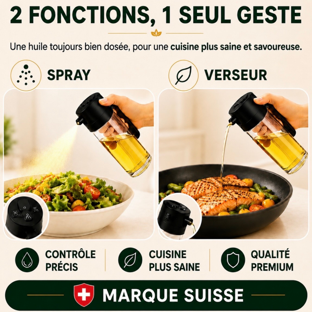 Distributeur huile de cuisine