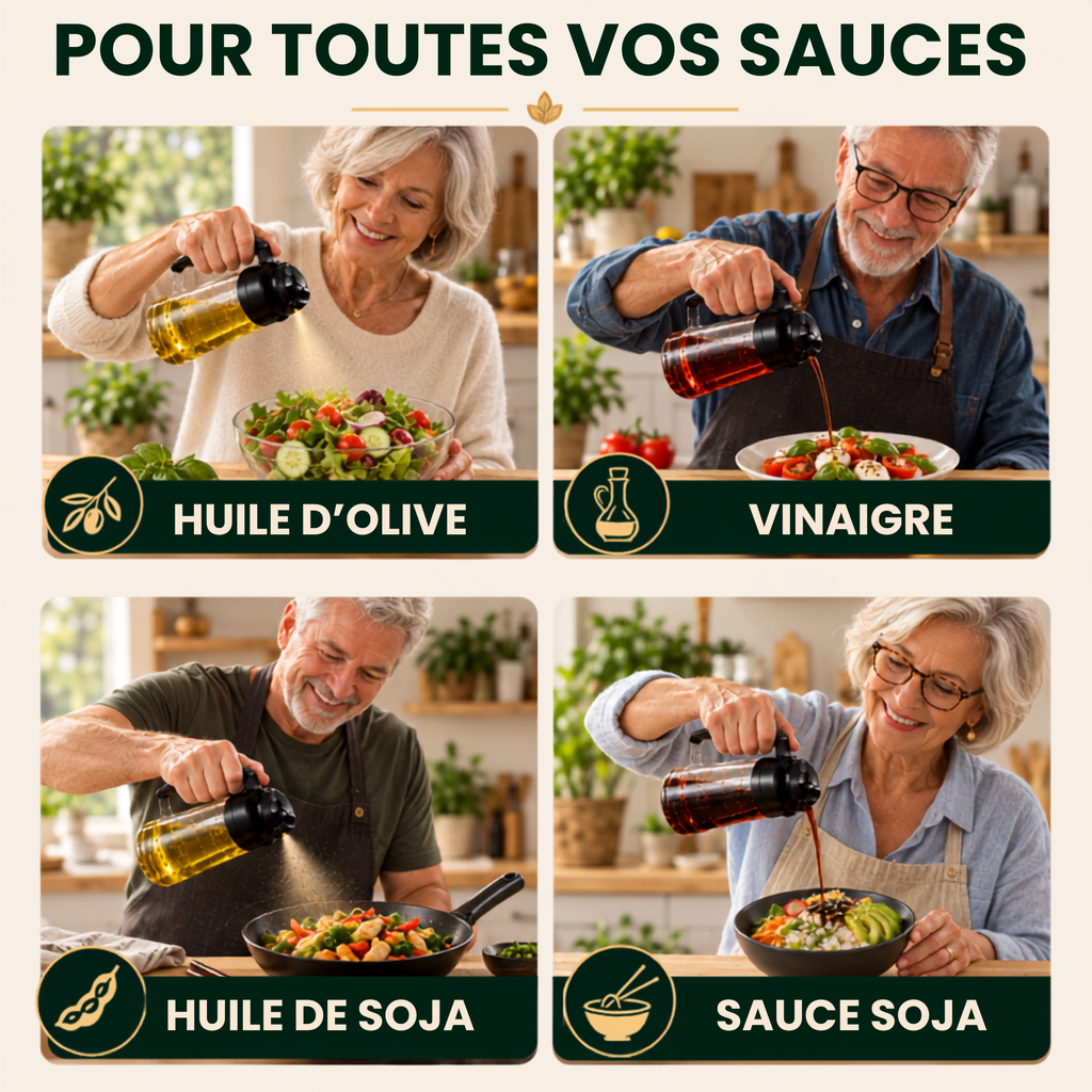 Distributeur huile de cuisine